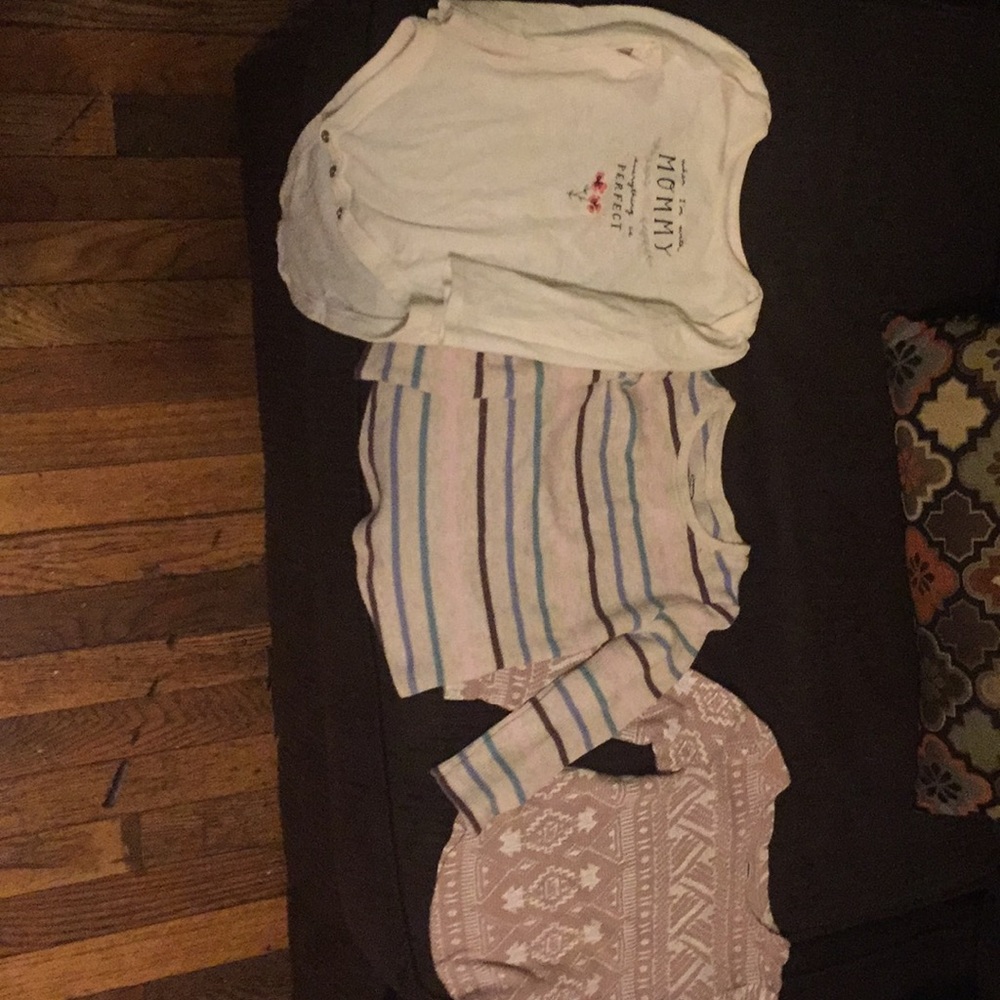 Long Sleeve Toddler Girl Thermal Shirts